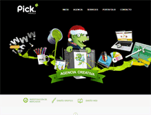 Tablet Screenshot of pick.com.mx
