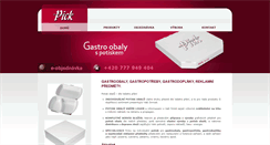 Desktop Screenshot of pick.cz